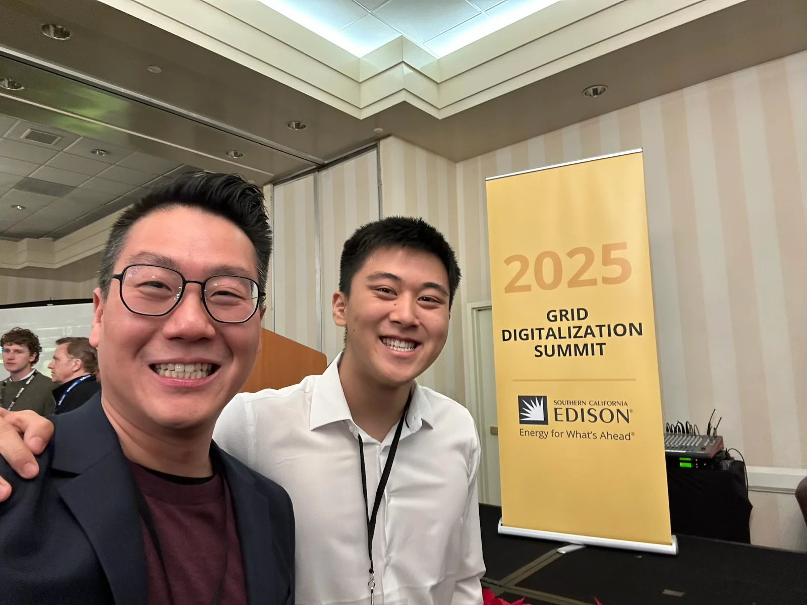 With Joseph, Magnefy's CEO, at Southern California Edison's Grid Digitalization Summit