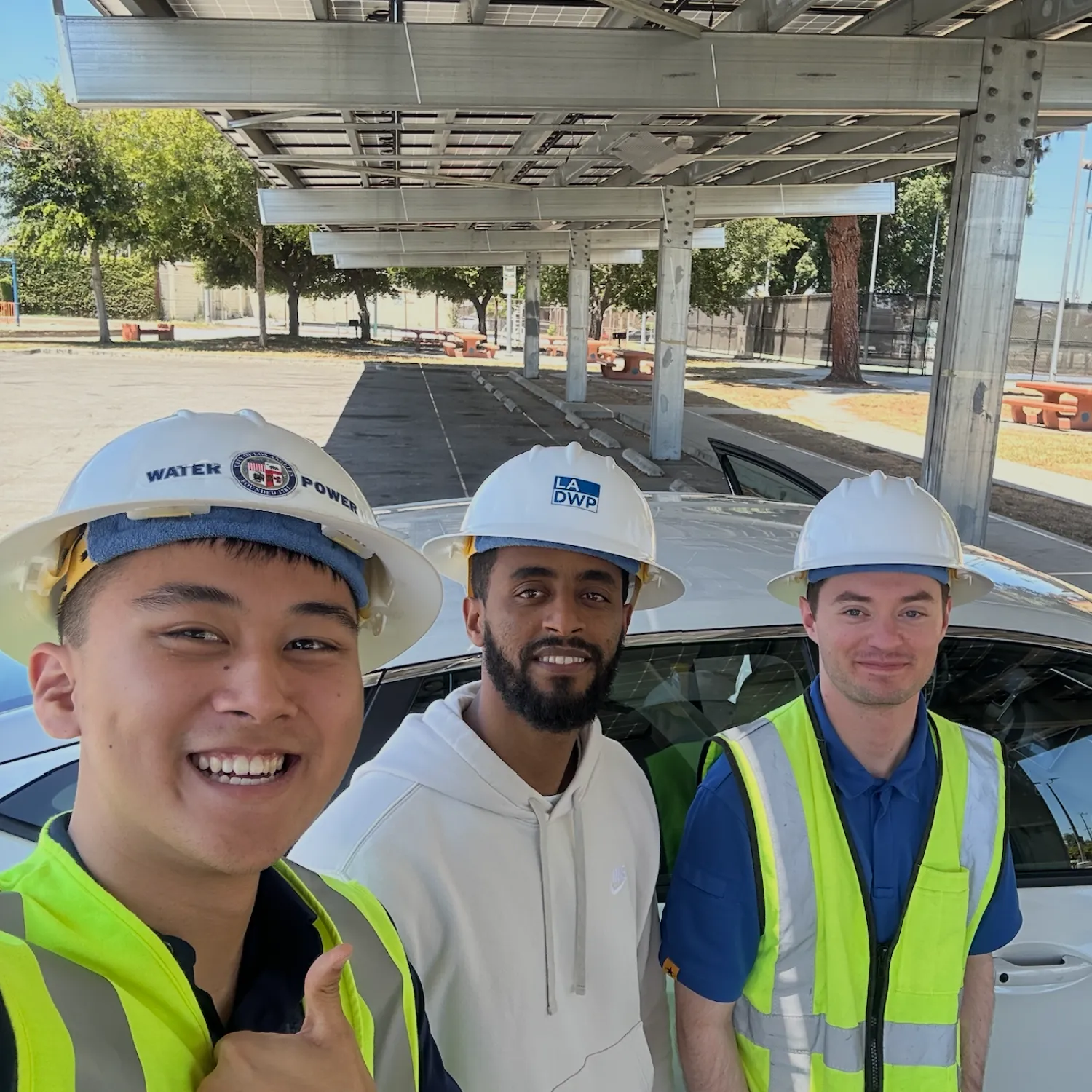 Solar power site visit